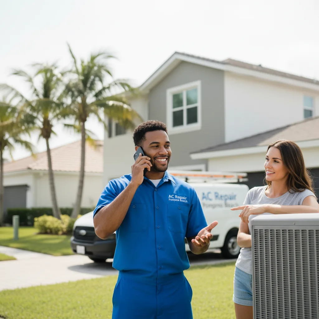 AC Repair Pompano Beach customer support in Haiku